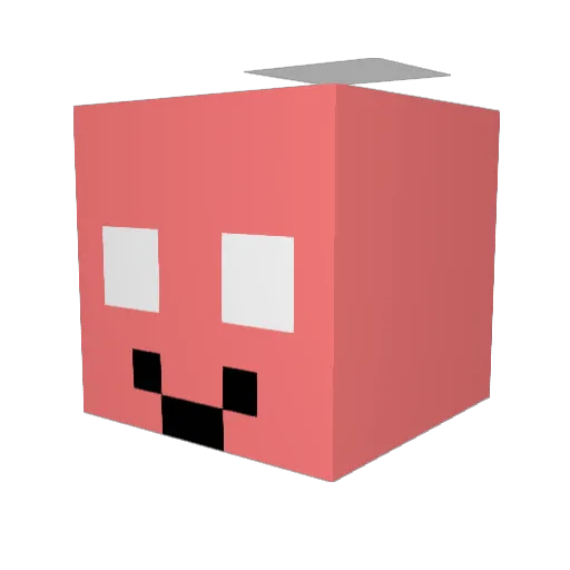 brainslave3 Minecraft avatar head, 3D render