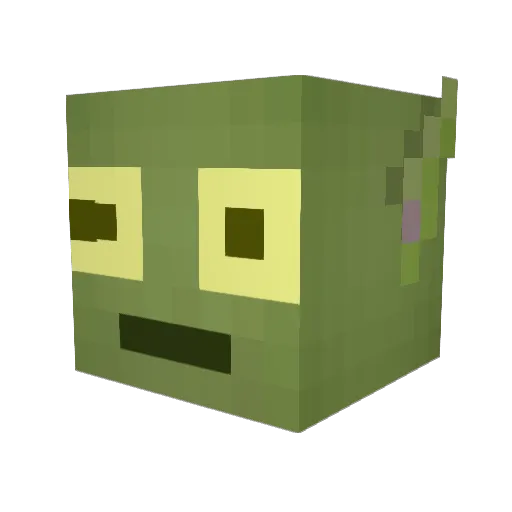 brainyak10 Minecraft avatar head, 3D render