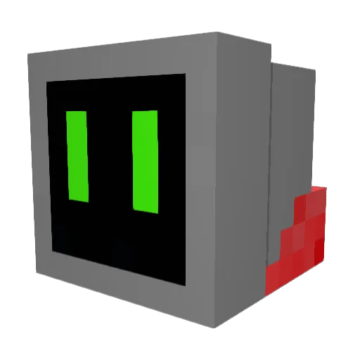 brainzoid Minecraft avatar head, 3D render