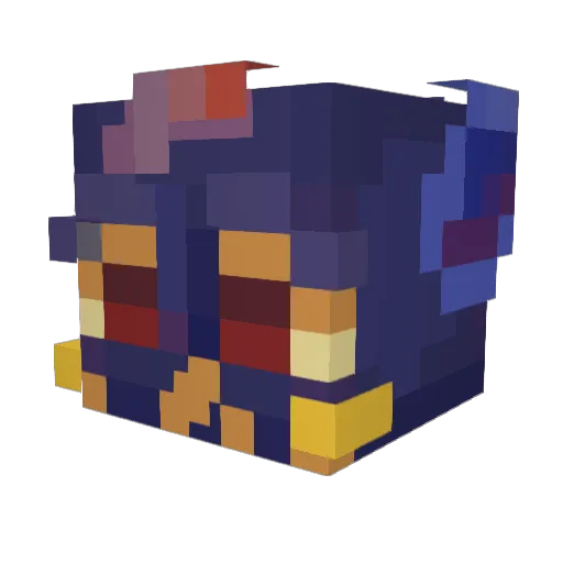brajdres Minecraft avatar head, 3D render