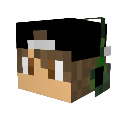 brajosbre Minecraft avatar head, 3D render