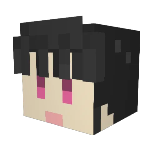 brakegod Minecraft avatar head, 3D render