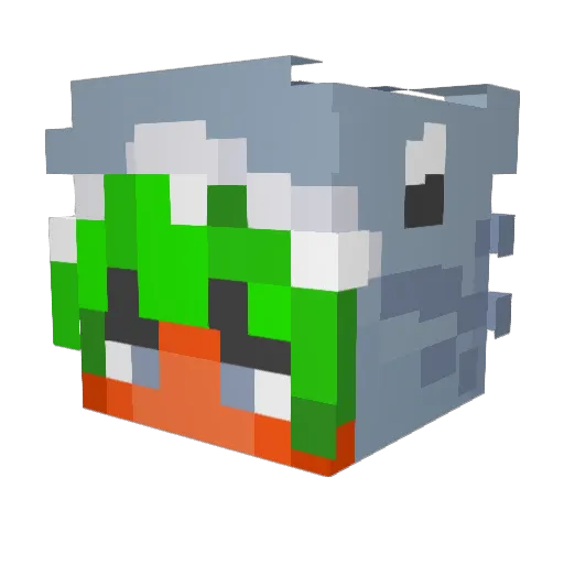 branchesofathens Minecraft avatar head, 3D render