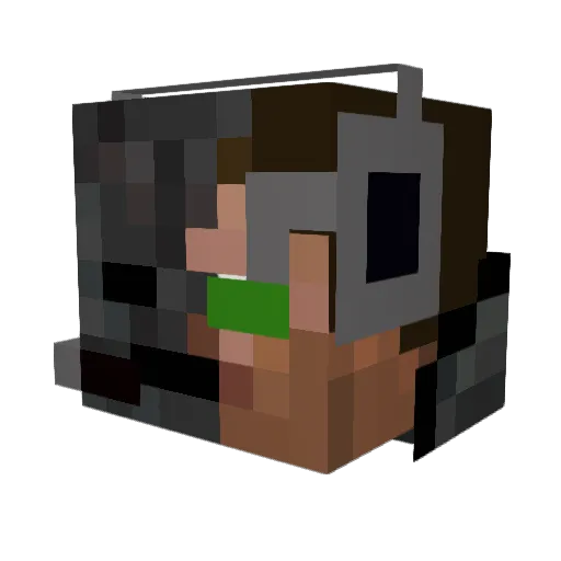 brandon51801 Minecraft avatar head, 3D render