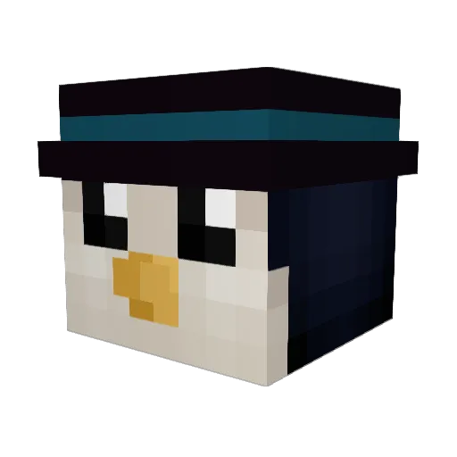 brandoncard Minecraft avatar head, 3D render