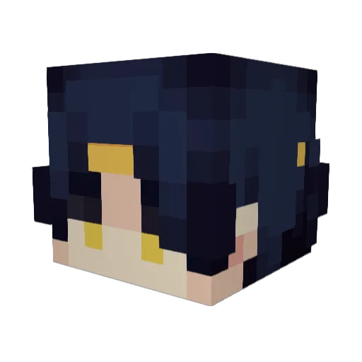 brandslice Minecraft avatar head, 3D render