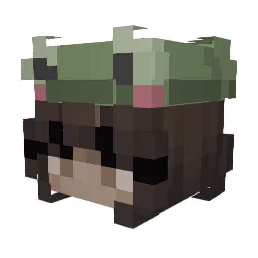 brandy321 Minecraft avatar head, 3D render