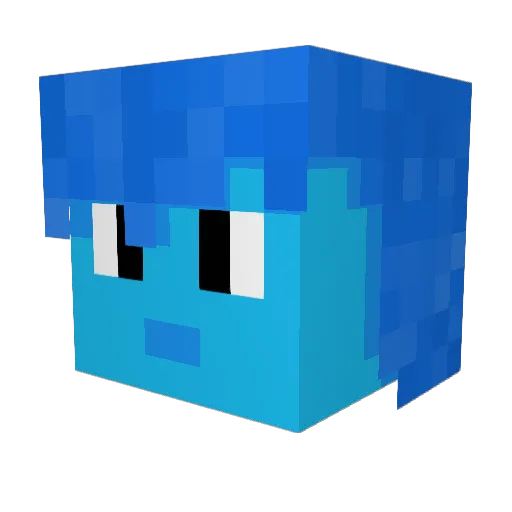 brandyjimmy Minecraft avatar head, 3D render