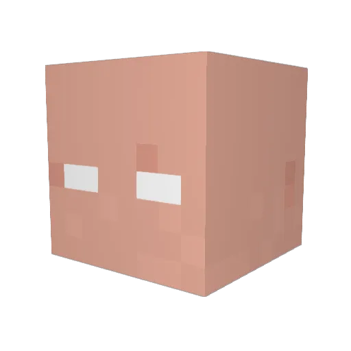 branka62 Minecraft avatar head, 3D render