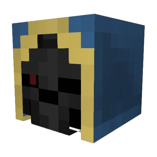branyang Minecraft avatar head, 3D render