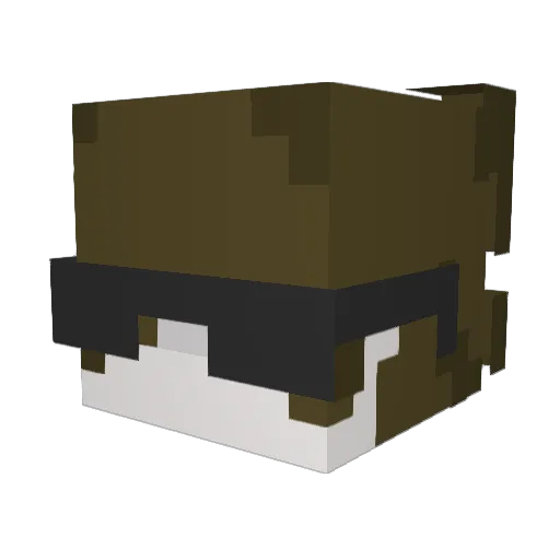 braomar95 Minecraft avatar head, 3D render