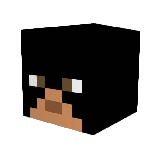 braschi27 Minecraft avatar head, 3D render