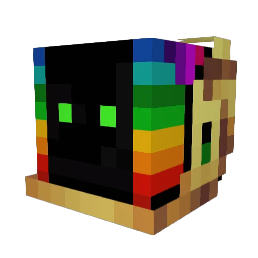 brassllama Minecraft avatar head, 3D render