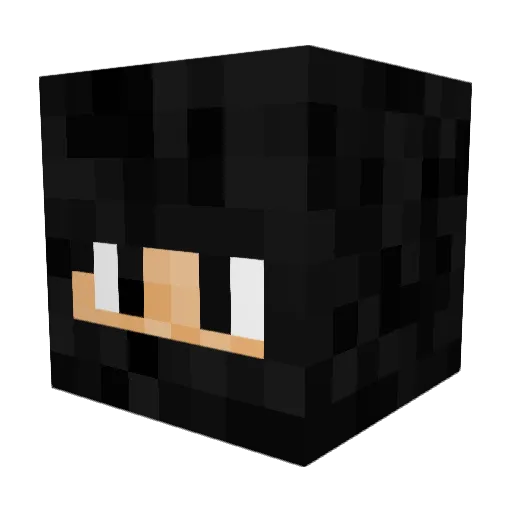 bratanxdary Minecraft avatar head, 3D render