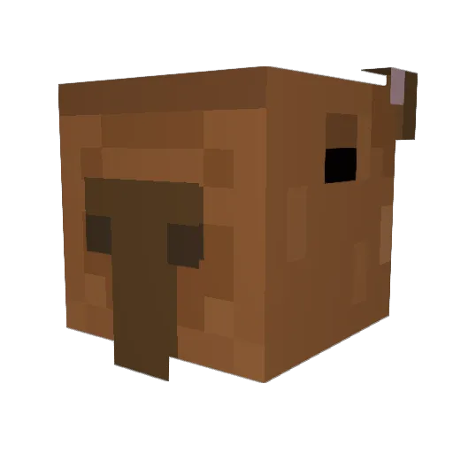 bratzendan Minecraft avatar head, 3D render