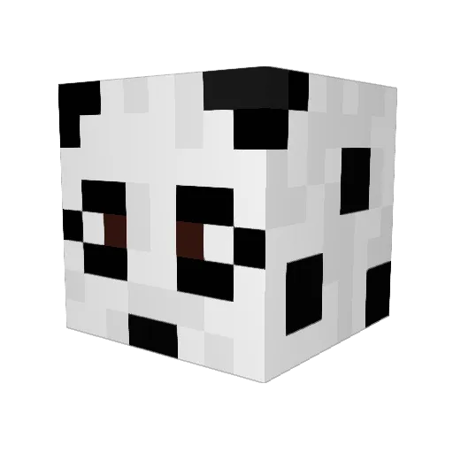 bravecraft Minecraft avatar head, 3D render