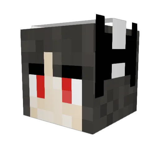 bravextreme Minecraft avatar head, 3D render