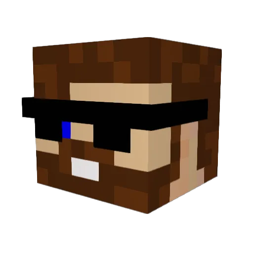 brawleyboy27 Minecraft avatar head, 3D render