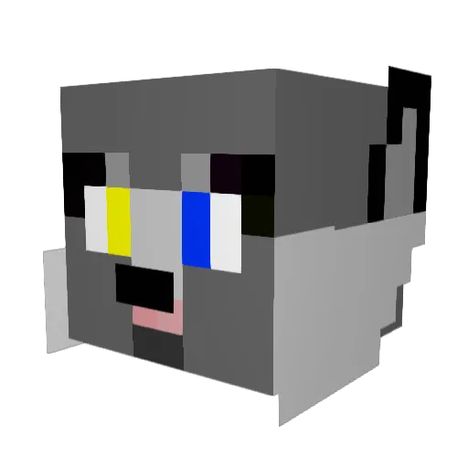 brax33 Minecraft avatar head, 3D render