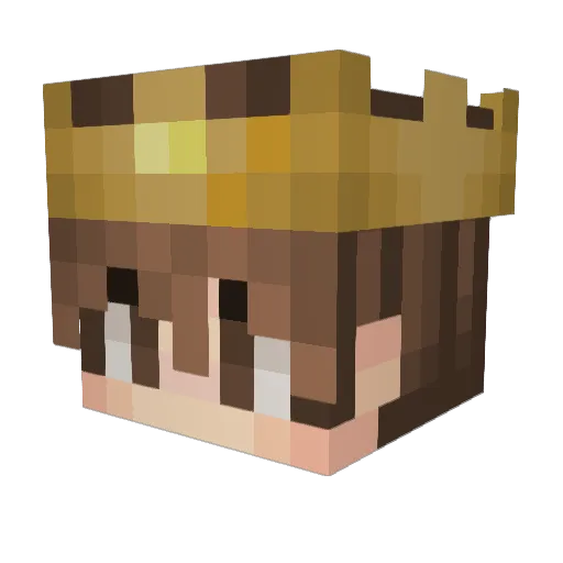 braxblast Minecraft avatar head, 3D render