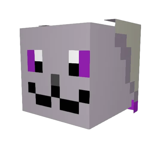 bray2k Minecraft avatar head, 3D render