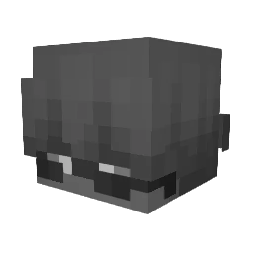 brayambr4z Minecraft avatar head, 3D render