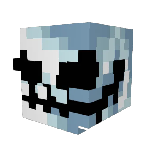 brayaneli Minecraft avatar head, 3D render