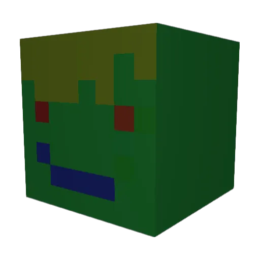 brayden2422 Minecraft avatar head, 3D render