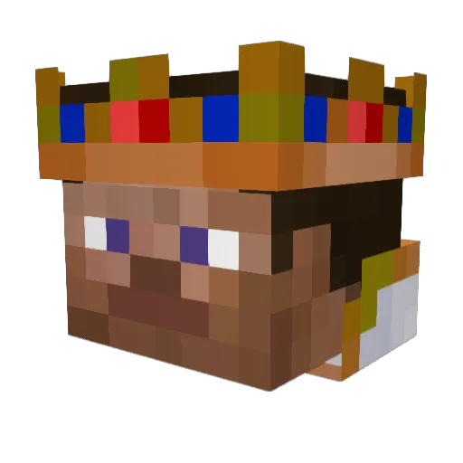 braydengeb Minecraft avatar head, 3D render