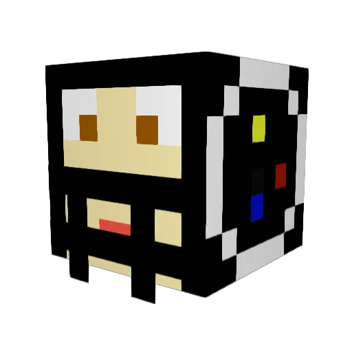 braydensb Minecraft avatar head, 3D render