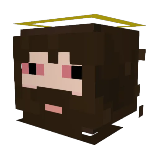 brayiny Minecraft avatar head, 3D render