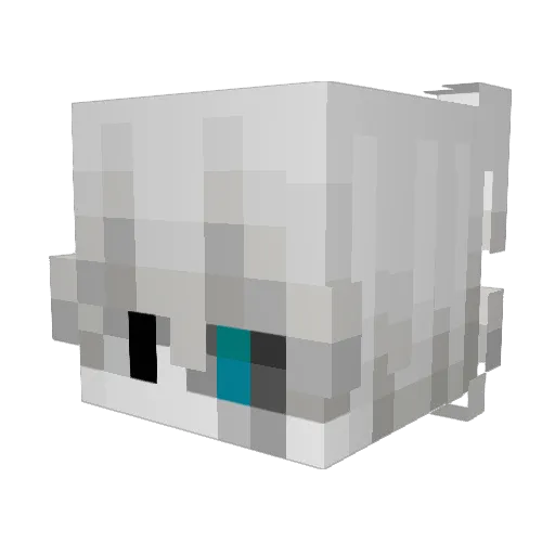 brazilianmango Minecraft avatar head, 3D render