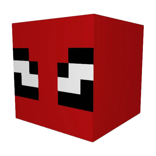 brazybriefs Minecraft avatar head, 3D render