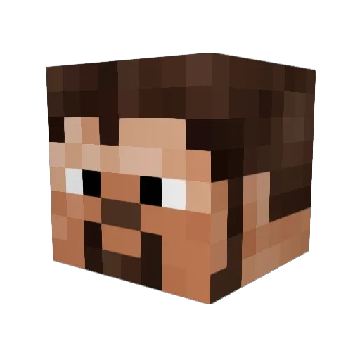 brb2468 Minecraft avatar head, 3D render
