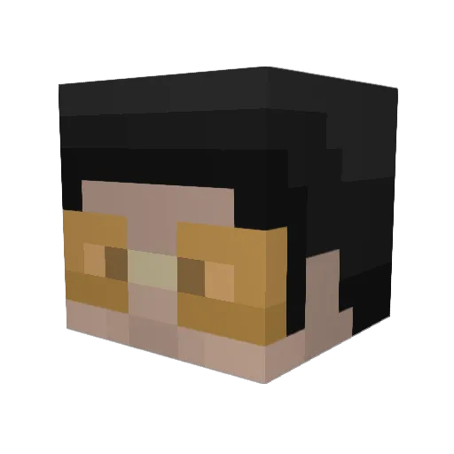 brb7340 Minecraft avatar head, 3D render