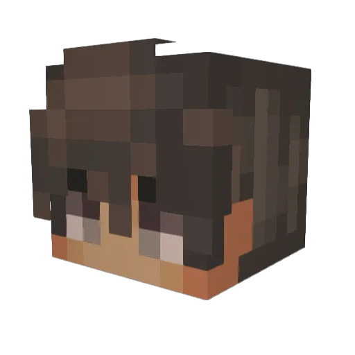 brcclap Minecraft avatar head, 3D render