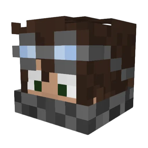 bread31 Minecraft avatar head, 3D render