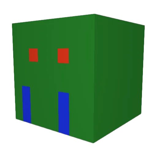 bread_critic Minecraft avatar head, 3D render