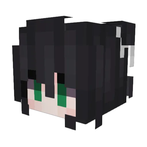 breadcap Minecraft avatar head, 3D render