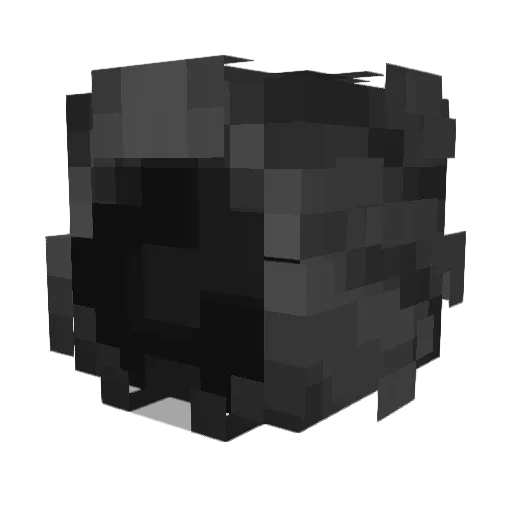 breadcruumbs Minecraft avatar head, 3D render