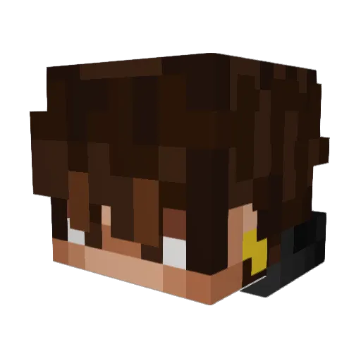 breaddeposit Minecraft avatar head, 3D render