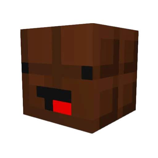 breaddestroyer Minecraft avatar head, 3D render