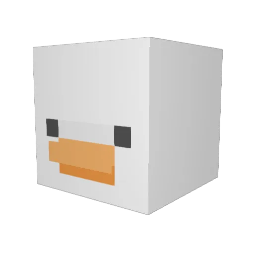 breadnbutterrrrr Minecraft avatar head, 3D render