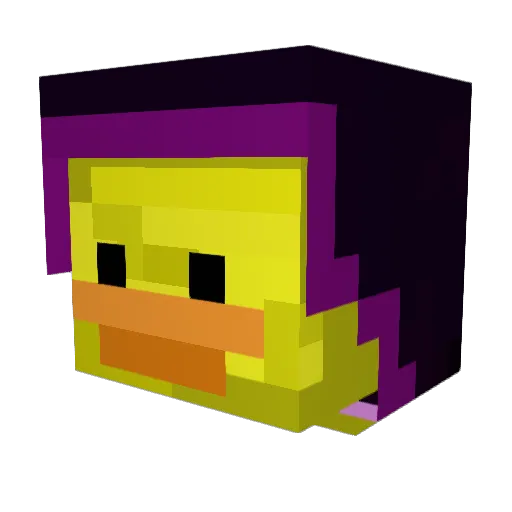 breadstick_352 Minecraft avatar head, 3D render