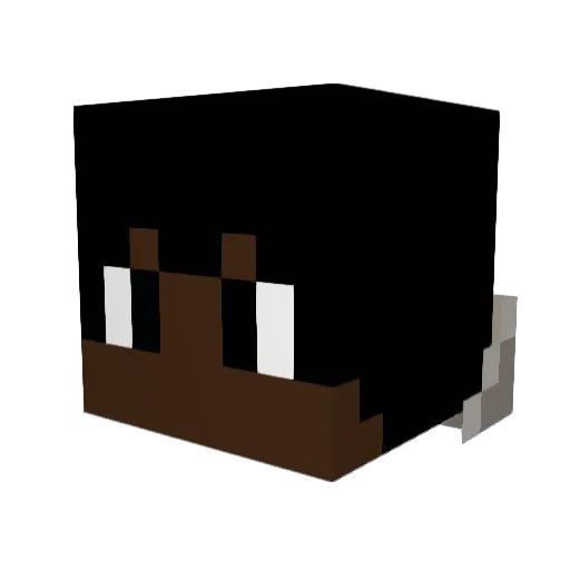 break718 Minecraft avatar head, 3D render