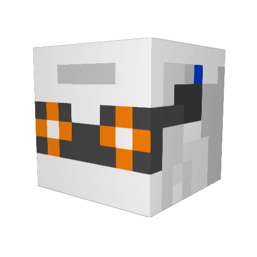 breakfast_good Minecraft avatar head, 3D render