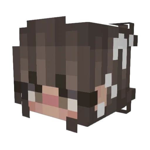 breanna131 Minecraft avatar head, 3D render