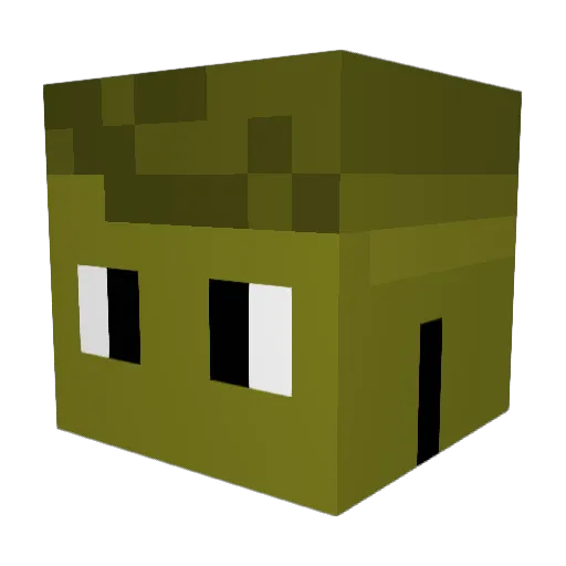 breckxit Minecraft avatar head, 3D render