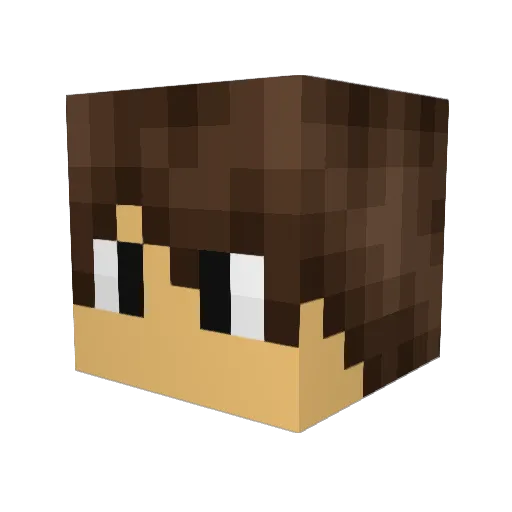 bredebo Minecraft avatar head, 3D render