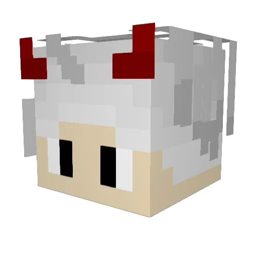 bredez_ Minecraft avatar head, 3D render